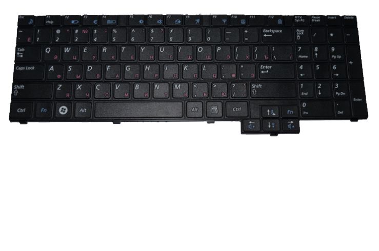 Клавиатура для ноутбука Samsung R517/ R523/ R528/ R530/ P580/ R620, RU, черная