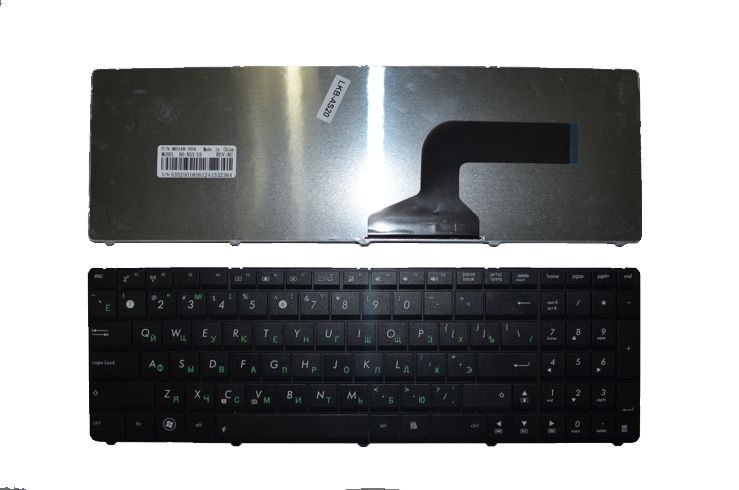 Клавиатура для ноутбука Asus N53/K73/X53/K53/G72/G51/G53, RU, черная